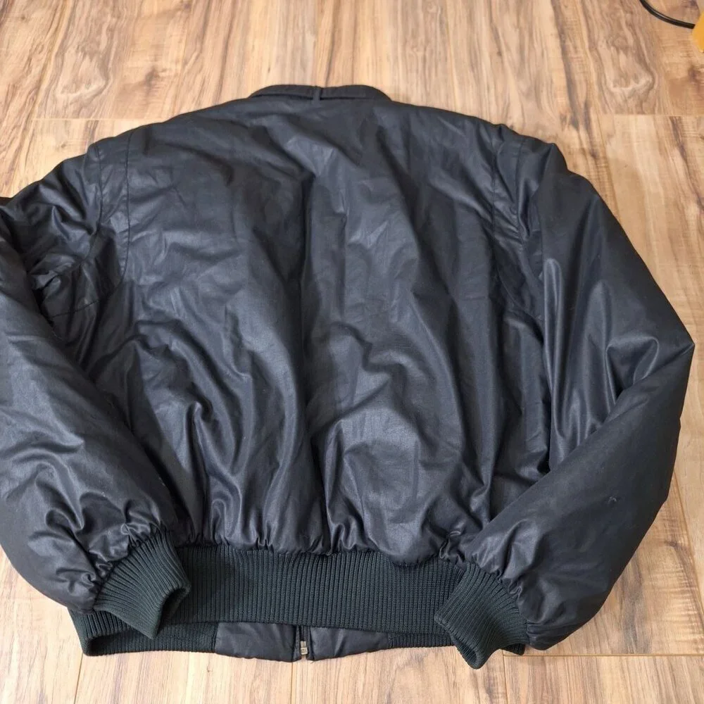 Vintage Members Only Black Mens Puffer Jacket size EU46 US medium - Picture 5 of 8